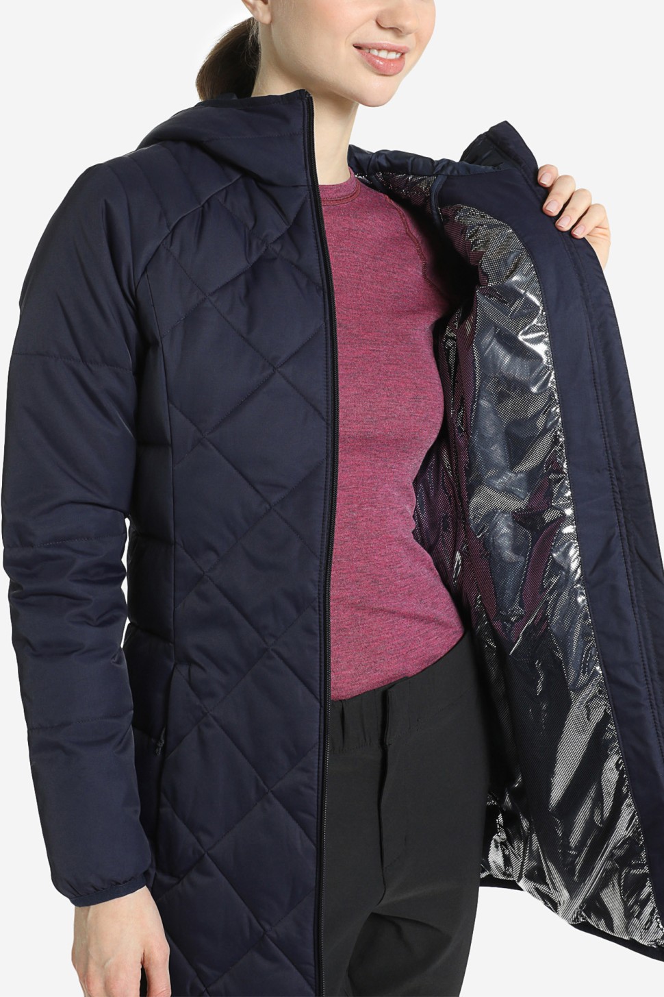 Куртка жіноча Columbia ASHBURY DOWN™ II JACKET темно-синя 1917431-472 — фото 4