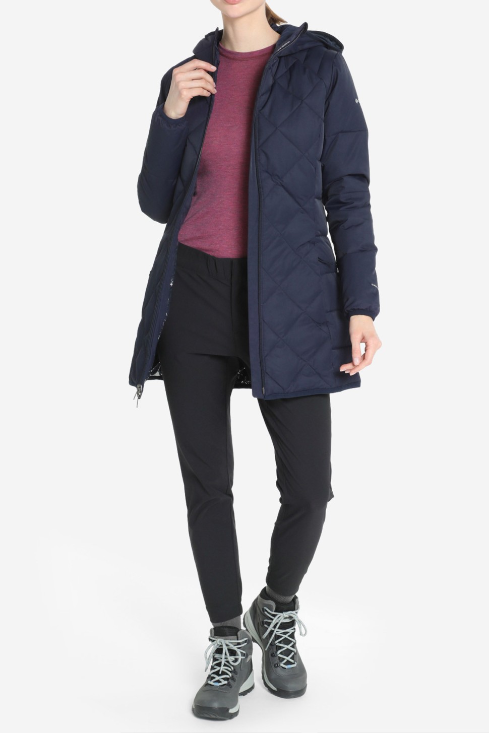 Куртка жіноча Columbia ASHBURY DOWN™ II JACKET темно-синя 1917431-472 — фото 6