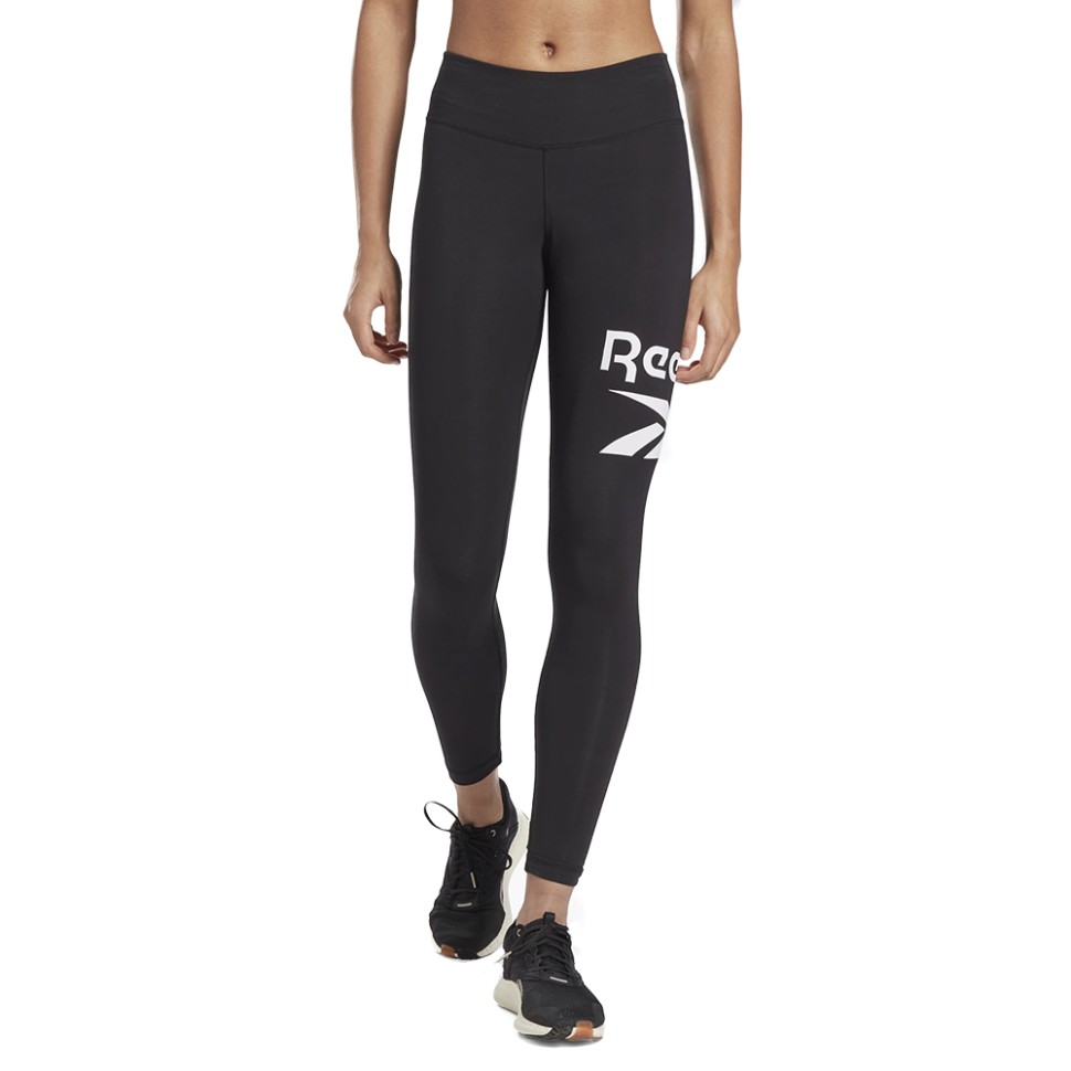 Леггинсы женские Reebok Ri Bl Cotton Legging черные GL2547 — фото 1