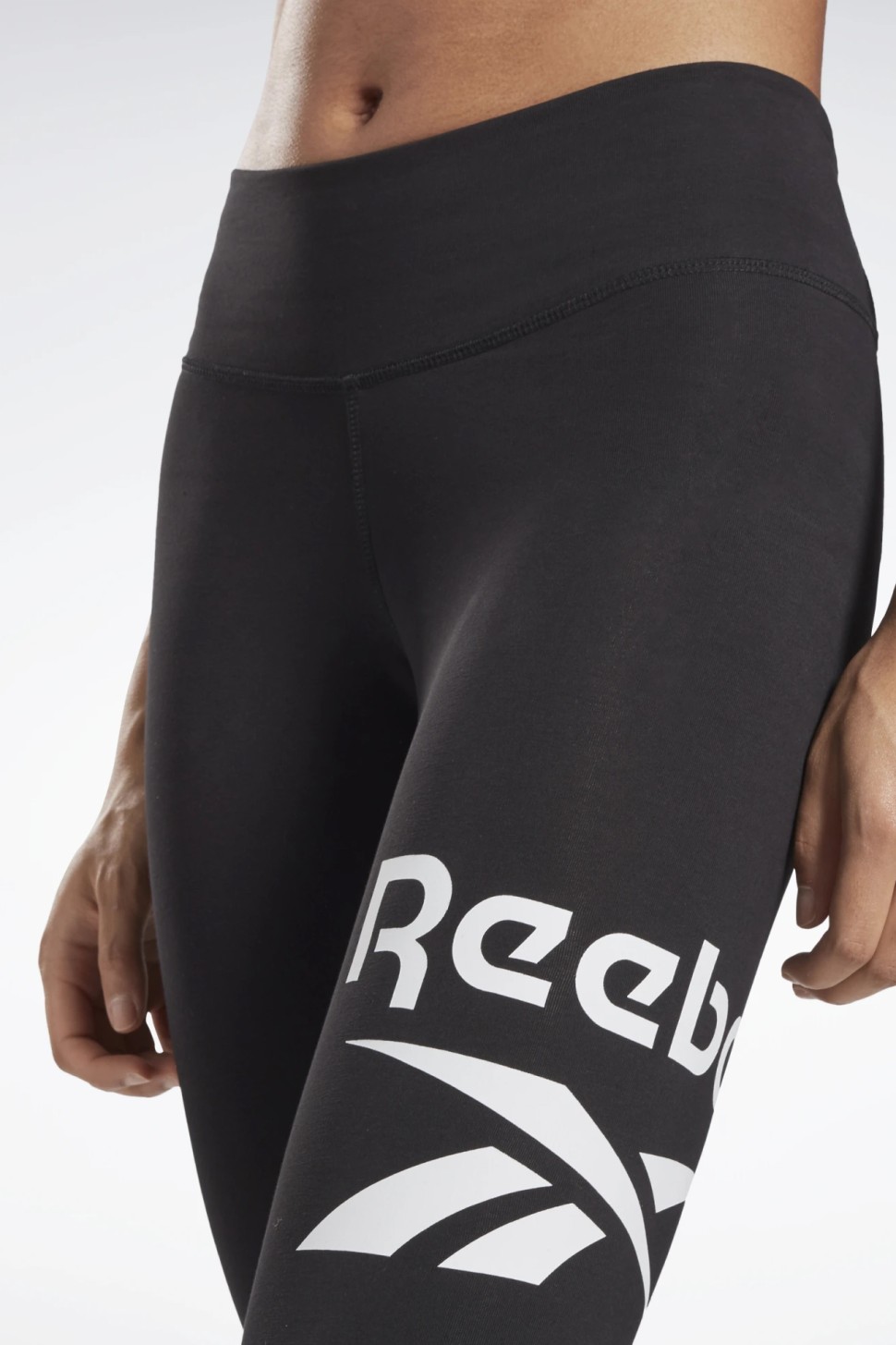 Леггинсы женские Reebok Ri Bl Cotton Legging черные GL2547 — фото 4