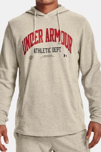 Толстовка чоловіча Under Armour Rival Try Athlc Dept Hd бежева 1370354-279 изображение 2