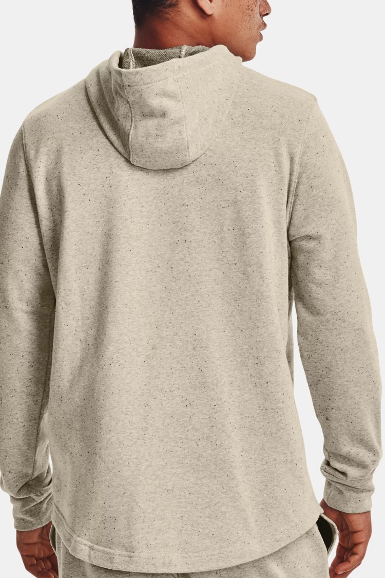 Толстовка чоловіча Under Armour Rival Try Athlc Dept Hd бежева 1370354-279 изображение 3