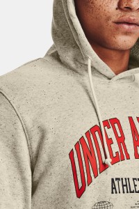 Толстовка чоловіча Under Armour Rival Try Athlc Dept Hd бежева 1370354-279 изображение 7
