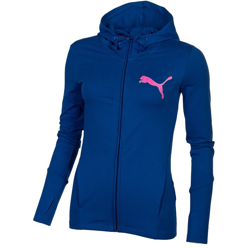 Толстовка женская Puma ELEVATED FZ синяя 83847210 — фото 2 — Sport City Толстовка женская Puma ELEVATED FZ синяя 83847210 — фото 2