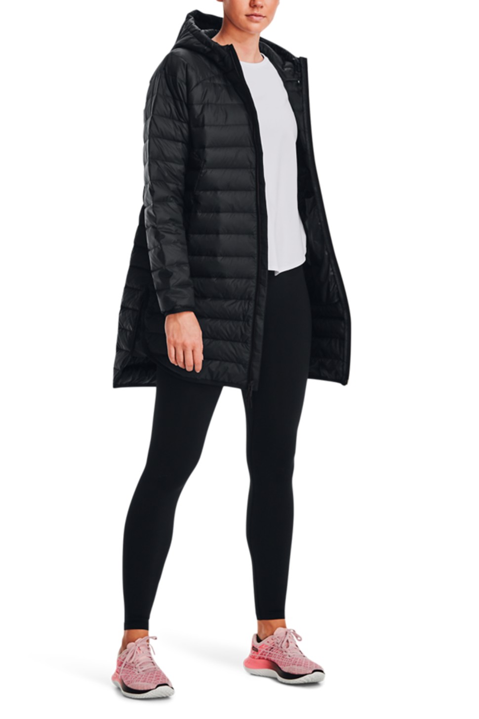 Куртка жіноча Under Armour Armour Down 2.0 чорна Parka 1372649-001 — фото 2
