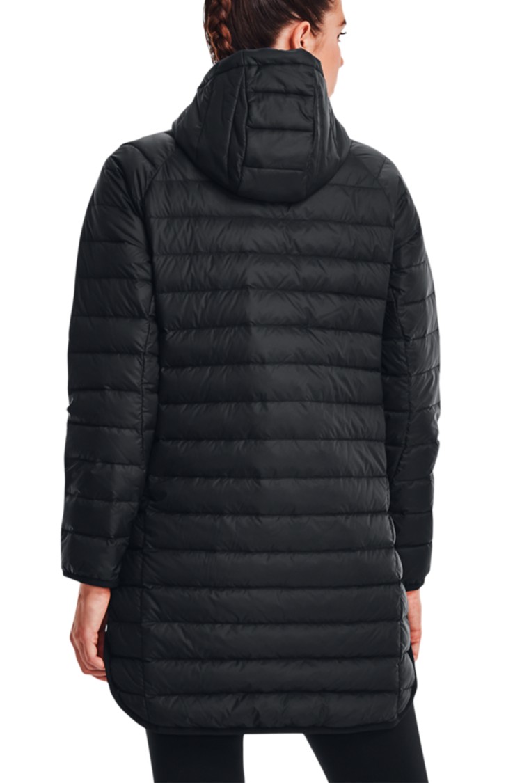 Куртка жіноча Under Armour Armour Down 2.0 чорна Parka 1372649-001 изображение 4