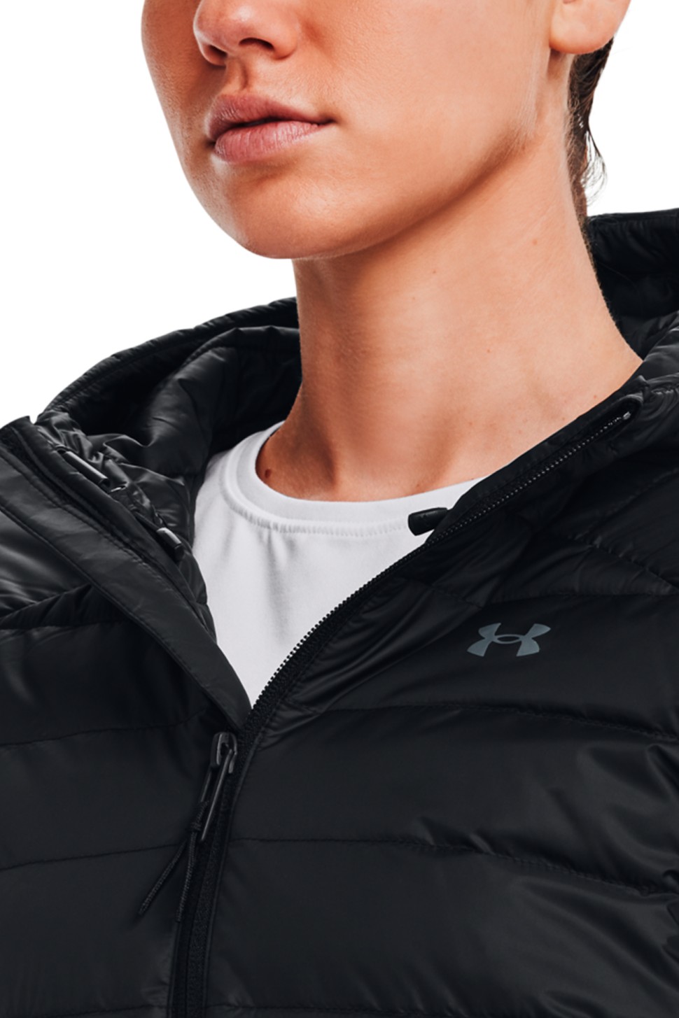 Куртка жіноча Under Armour Armour Down 2.0 чорна Parka 1372649-001 — фото 5