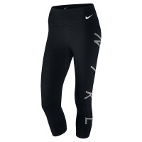 Леггинсы женские Nike Essential Capri 3/4 Women's Running Tights черные 861214-010 изображение 2