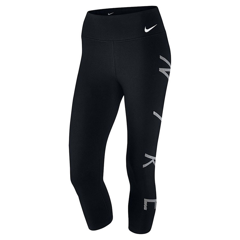 Леггинсы женские Nike Essential Capri 3/4 Women's Running Tights черные 861214-010 — фото 2