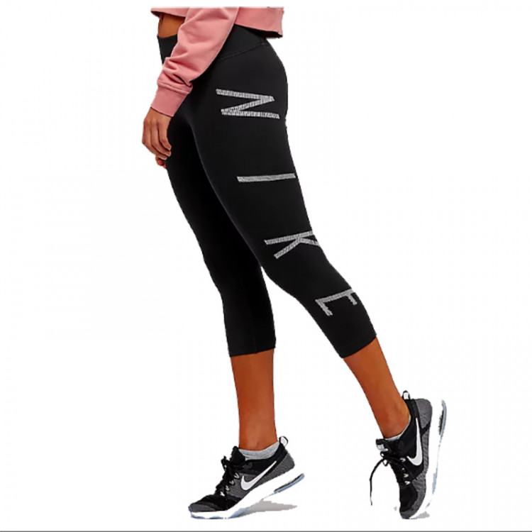 Леггинсы женские Nike Essential Capri 3/4 Women's Running Tights черные 861214-010 изображение 1