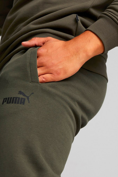 Брюки мужские Puma Puma Power Logo Sweatpants хаки 84979670 изображение 6