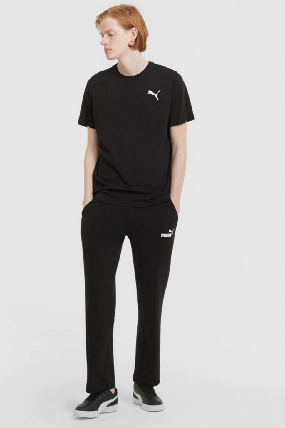 Штани чоловічі Puma ESS Logo Pants чорні 58672001 — фото 4