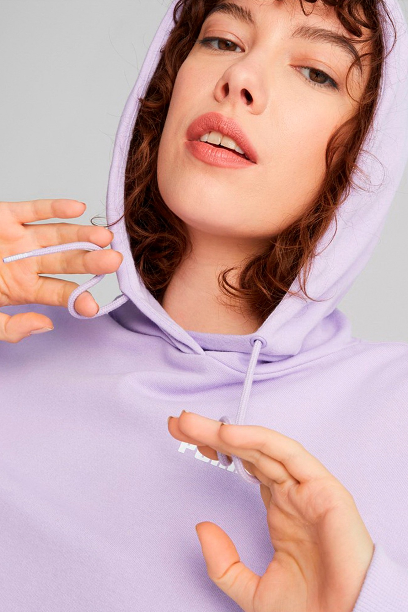 Толстовка жіноча Puma PUMA POWER Tape Hoodie фіолетова 67363225 изображение 4