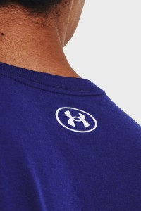 Футболка чоловіча Under Armour UA CAMO CHEST STRIPE SS синя 1376830-468 изображение 5