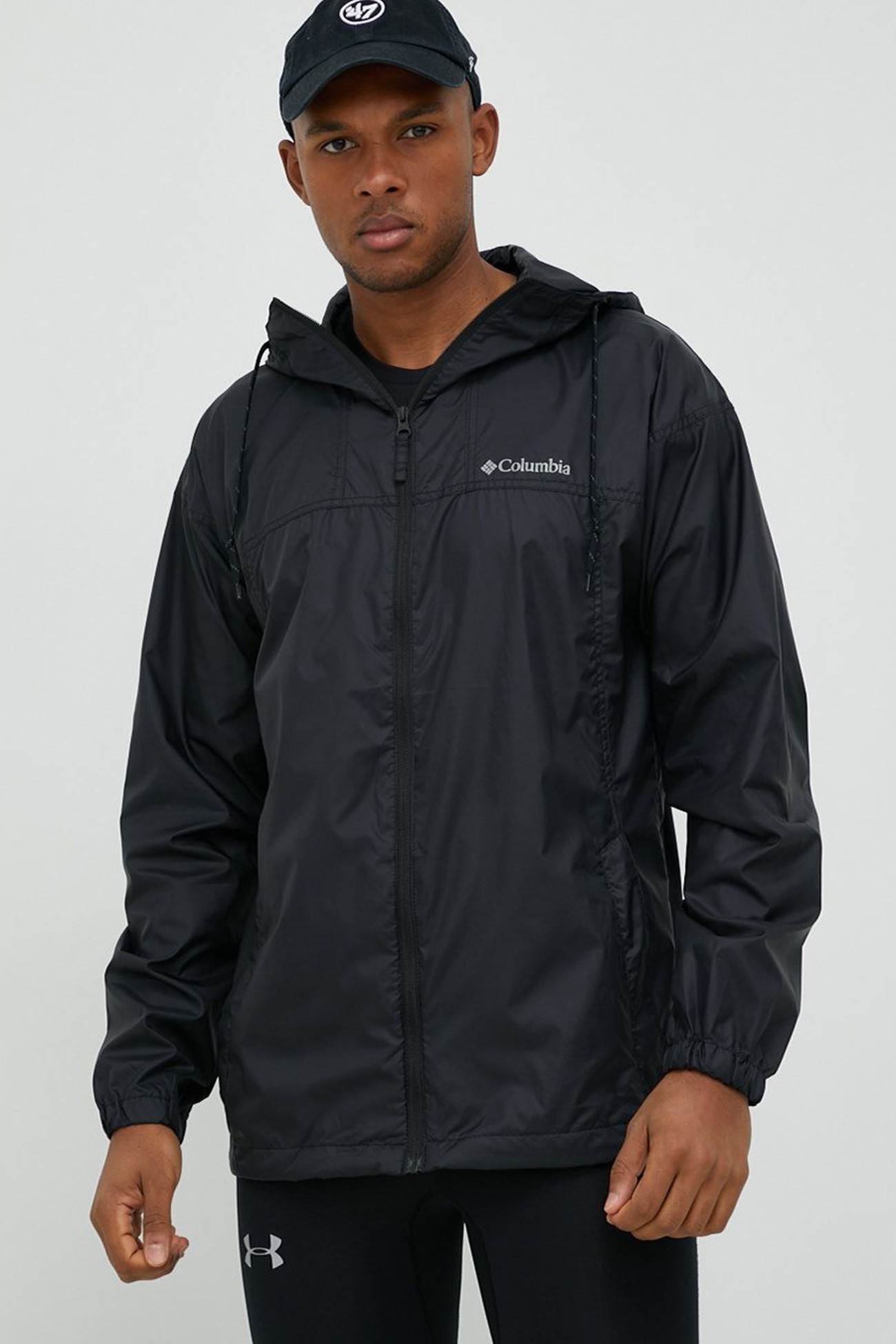 Ветровка мужская Columbia Flash Challenger™ Windbreaker черная 1988731-010 изображение 2