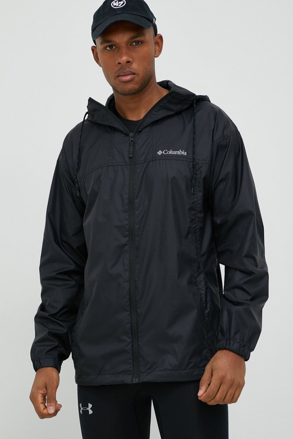Вітрівка чоловіча Columbia Flash Challenger™ Windbreaker чорна 1988731-010 — фото 2