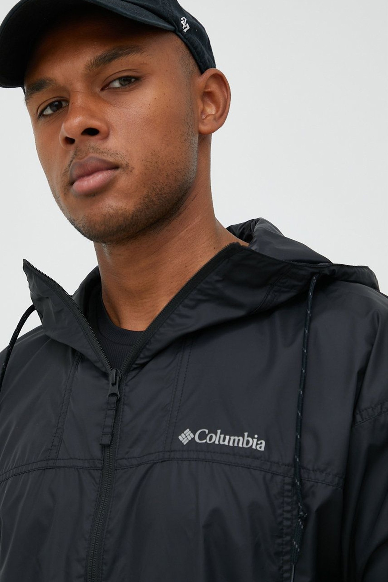 Ветровка мужская Columbia Flash Challenger™ Windbreaker черная 1988731-010 изображение 5