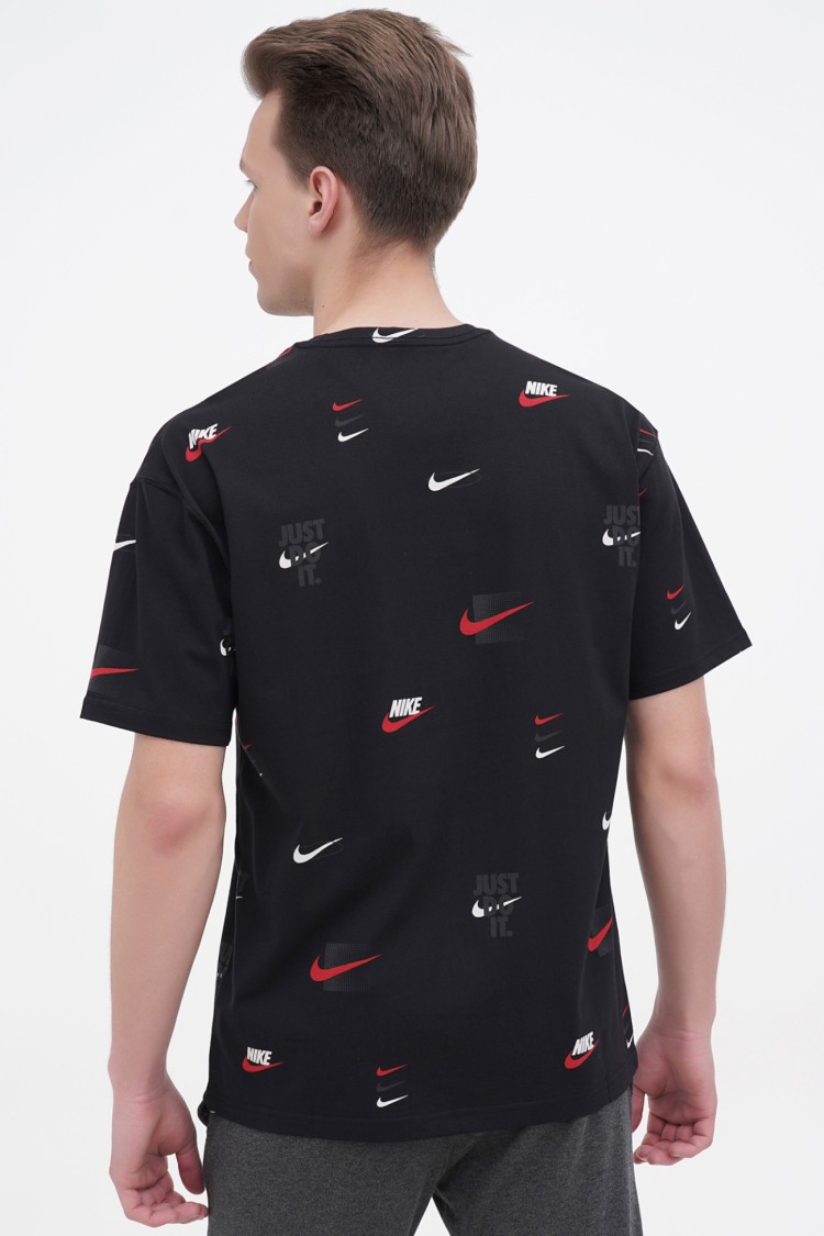 Футболка чоловіча Nike M NSW TEE M90 12MO LBR AOP чорна DZ2991-010 изображение 3