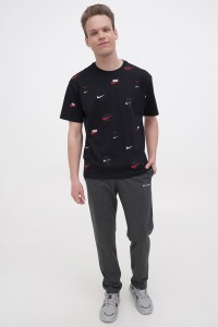Футболка чоловіча Nike M NSW TEE M90 12MO LBR AOP чорна DZ2991-010 изображение 4