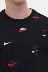 Футболка чоловіча Nike M NSW TEE M90 12MO LBR AOP чорна DZ2991-010 изображение 5