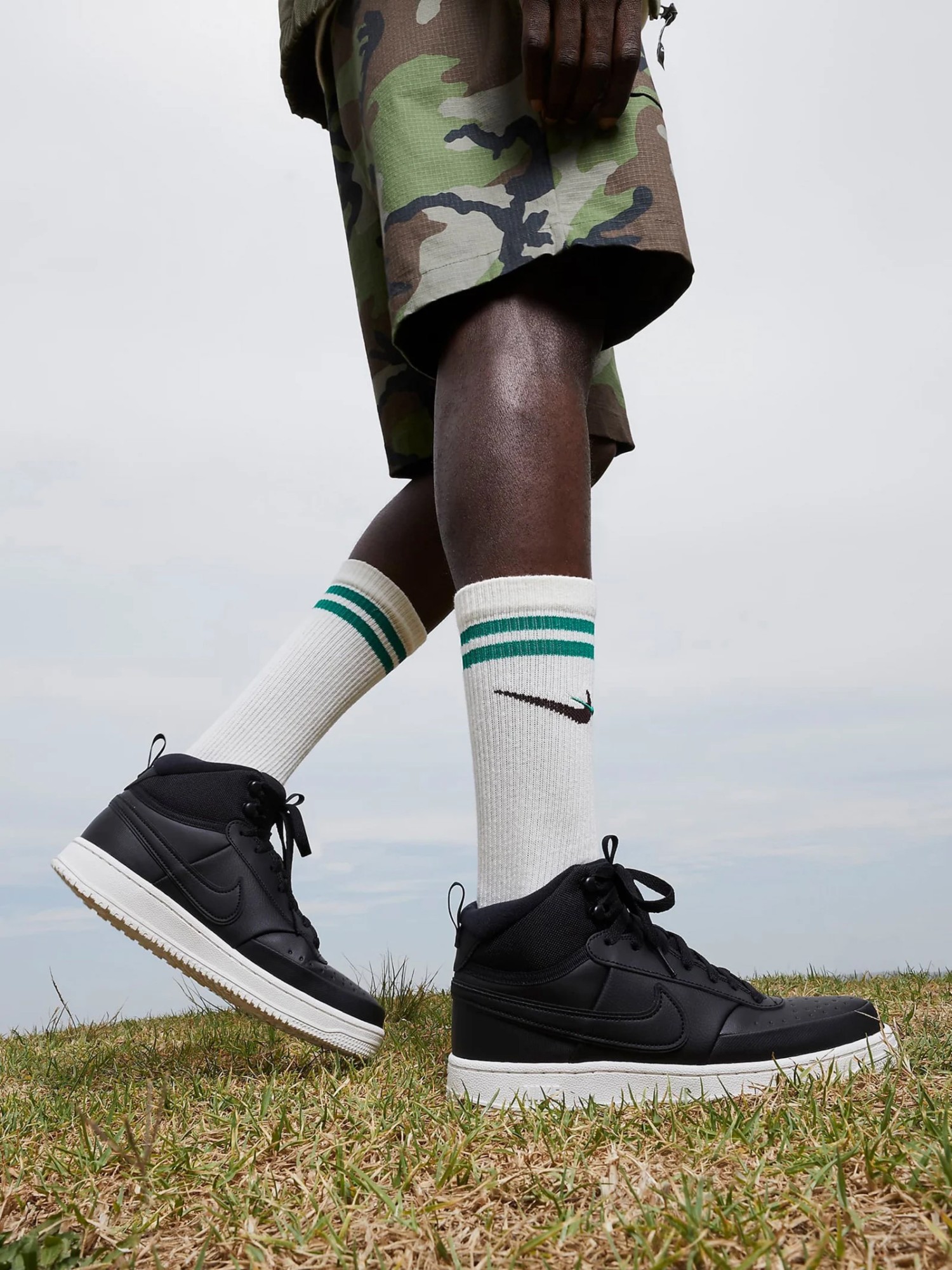 Кросівки чоловічі Nike NIKE COURT VISION MID WNTR чорні DR7882-002 изображение 8