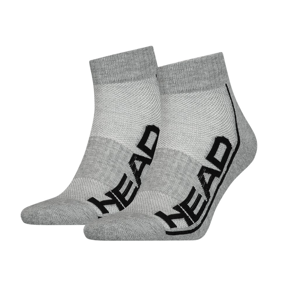 Носки HEAD PERFORMANCE QUARTER 2P UNISEX сірі 791019001008 изображение 1