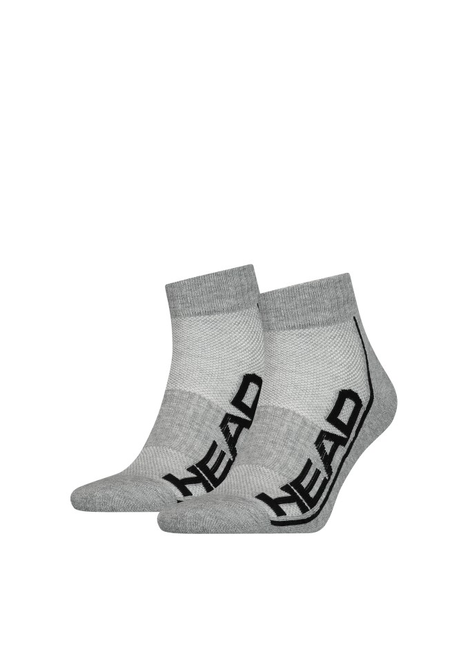 Носки HEAD PERFORMANCE QUARTER 2P UNISEX сірі 791019001008 изображение 2