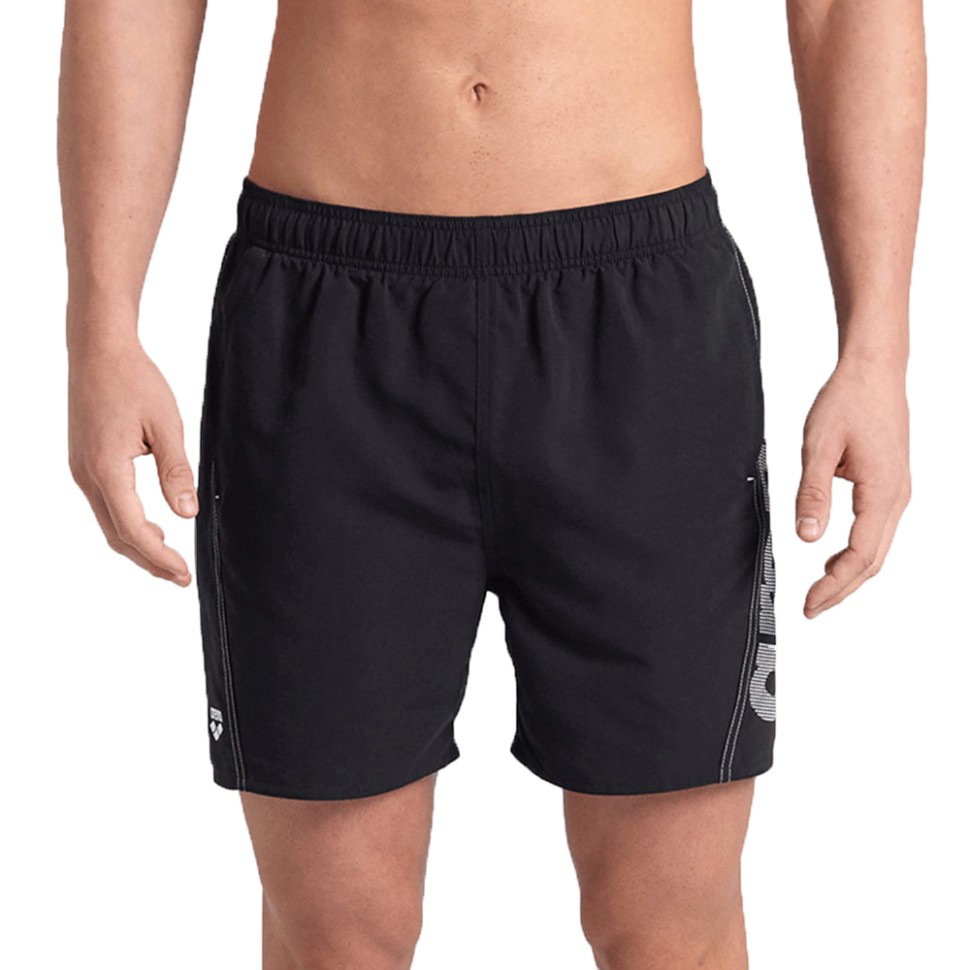 Шорти чоловічі Arena FUNDAMENTALS LOGO BOXER R чорні 006444-511 — фото 1