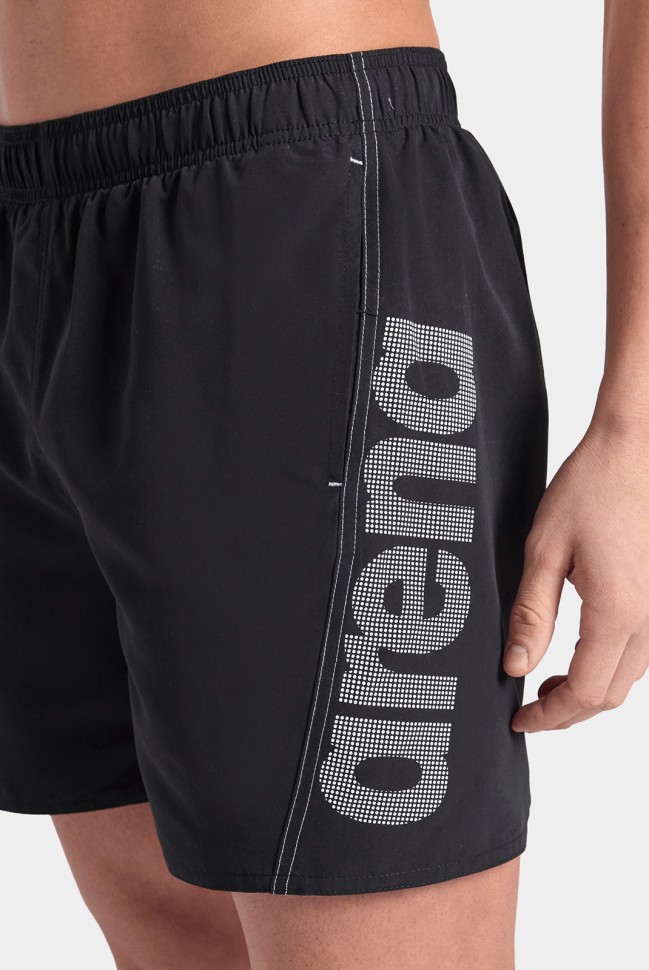 Шорты мужские Arena FUNDAMENTALS LOGO BOXER R черные 006444-511 изображение 4