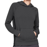 Толстовка женская Under Armour Featherweight Fleece серая 1328956-001 изображение 2