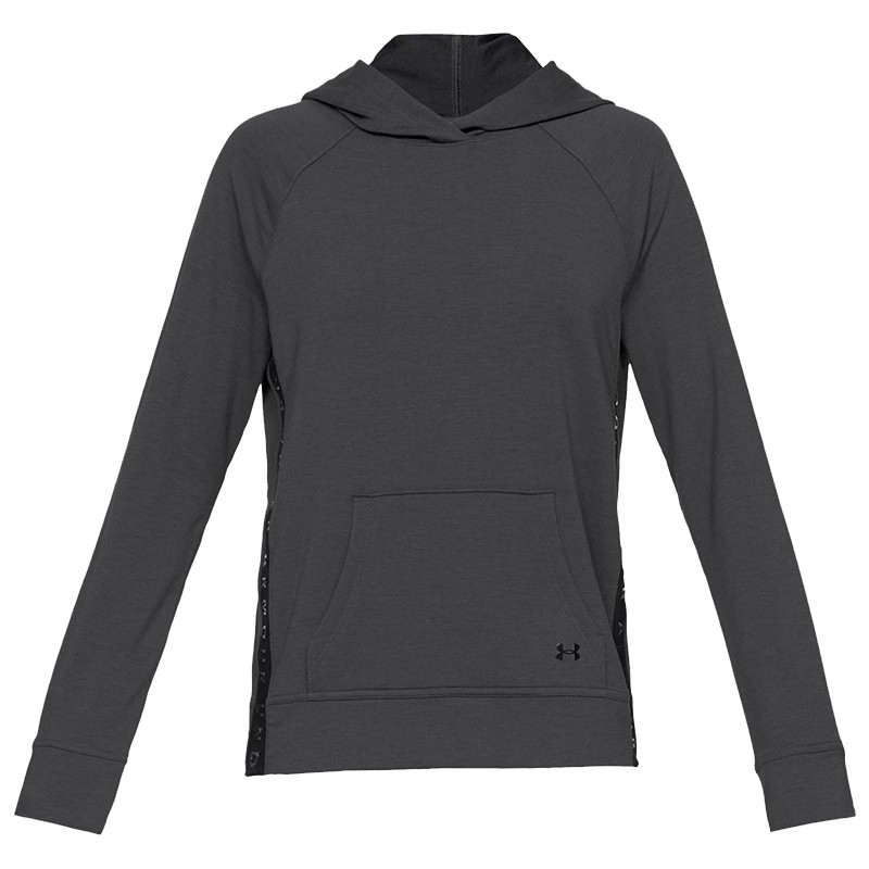 Толстовка женская Under Armour Featherweight Fleece серая 1328956-001