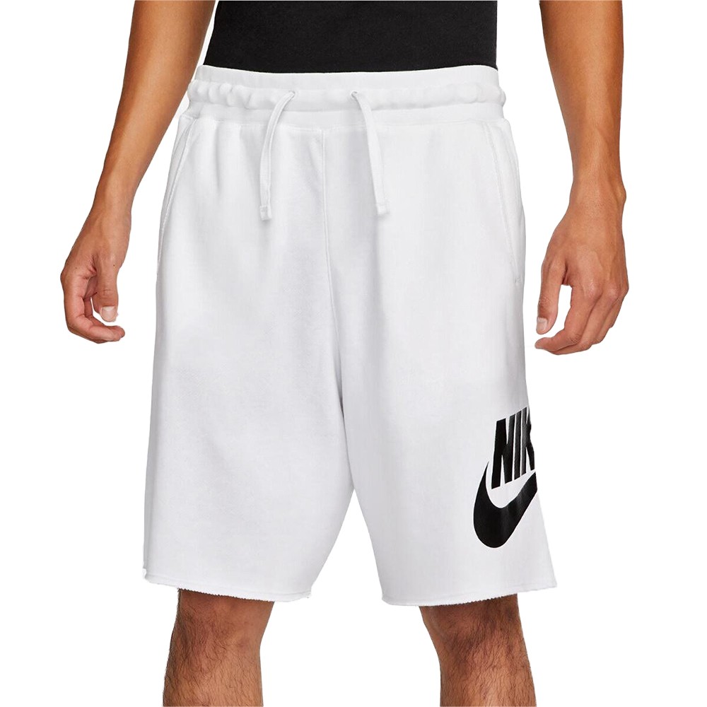 Шорты мужские Nike M NK CLUB ALUMNI HBR FT SHORT белые DX0502-100 изображение 1