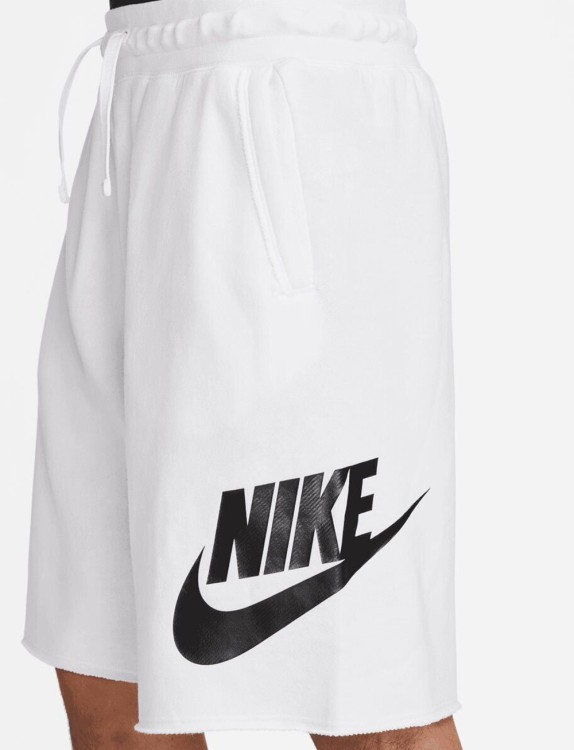 Шорты мужские Nike M NK CLUB ALUMNI HBR FT SHORT белые DX0502-100 изображение 3