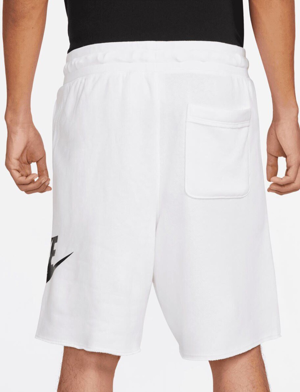 Шорти чоловічі Nike M NK CLUB ALUMNI HBR FT SHORT білі DX0502-100 — фото 4