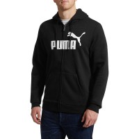 Толстовка мужская Puma ESSENTIALS FLEECE HOODED JKT черная 85176501 изображение 2
