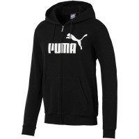 Толстовка чоловіча Puma ESSENTIALS FLEECE HOODED JKT чорна 85176501  изображение 1