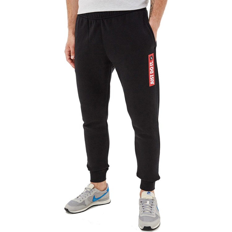 Брюки мужские Nike M Nsw Jdi Jggr Flc Bstr черные BV5099-010 изображение 2