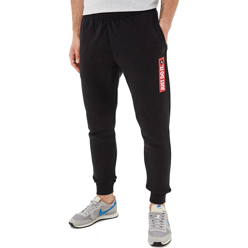 Брюки мужские Nike M Nsw Jdi Jggr Flc Bstr черные BV5099-010 изображение 2