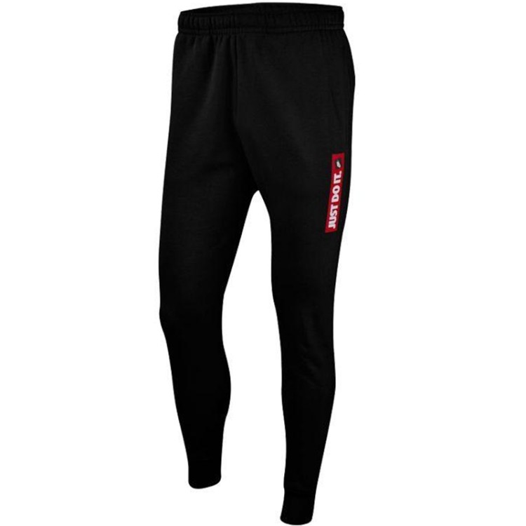 Брюки мужские Nike M Nsw Jdi Jggr Flc Bstr черные BV5099-010 изображение 1