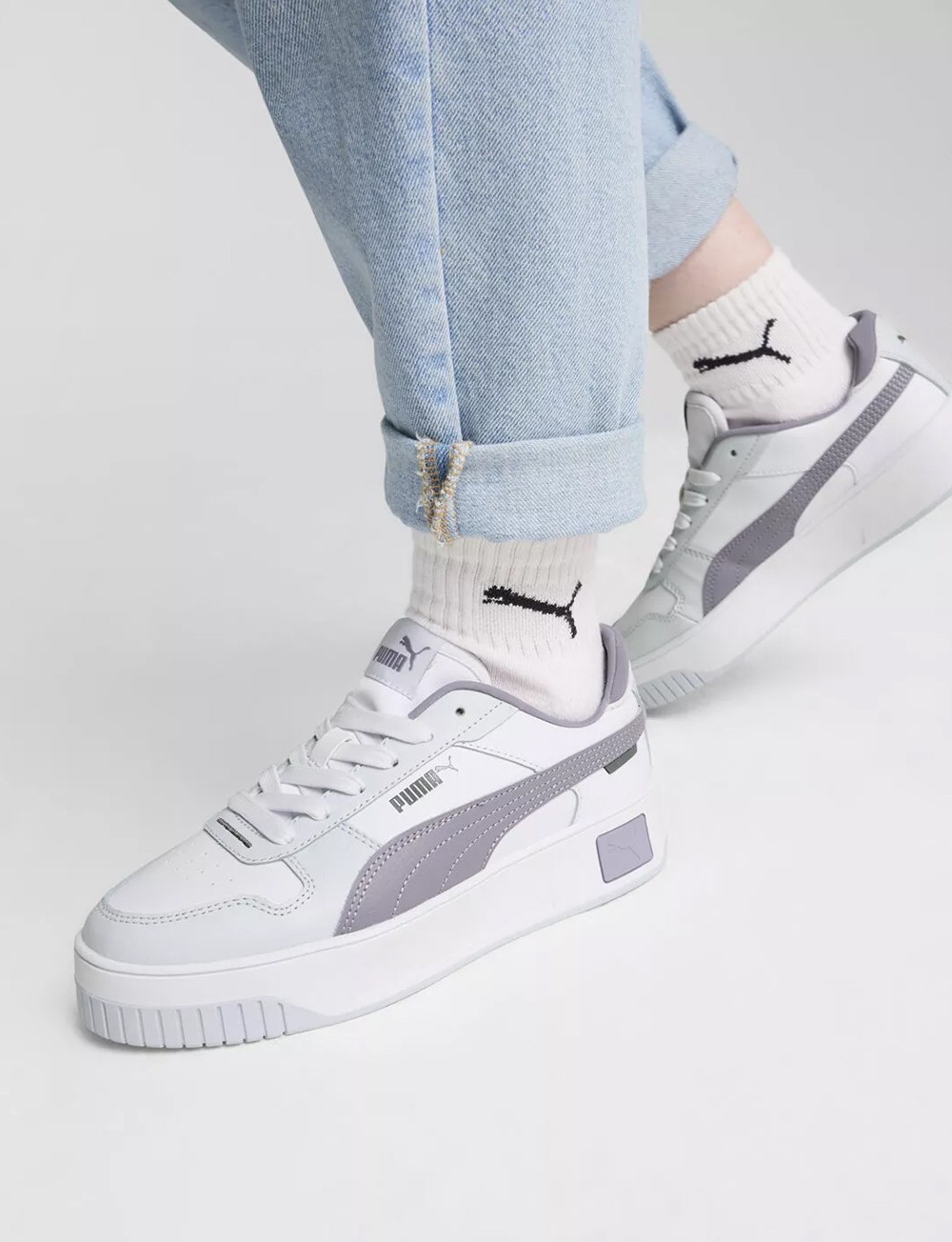 Кроссовки женские Puma Carina Street белые 38939030 изображение 8