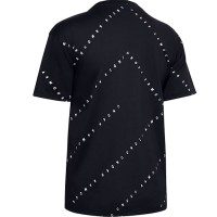 Футболка женская Under Armour UA Logo Print Live черная 1355708-001 изображение 2