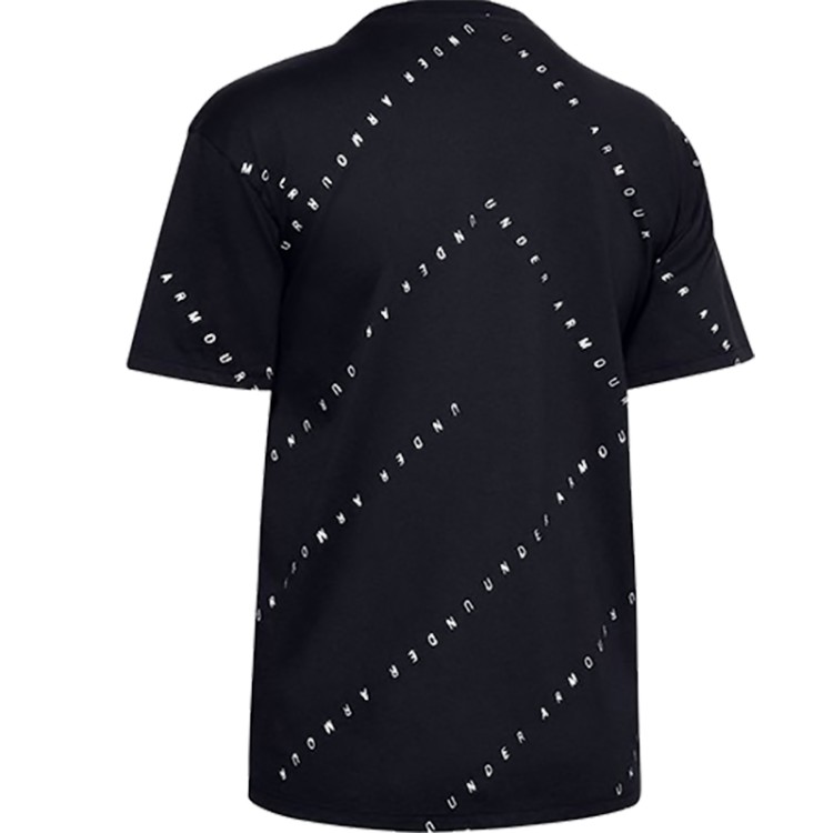 Футболка женская Under Armour UA Logo Print Live черная 1355708-001 изображение 2