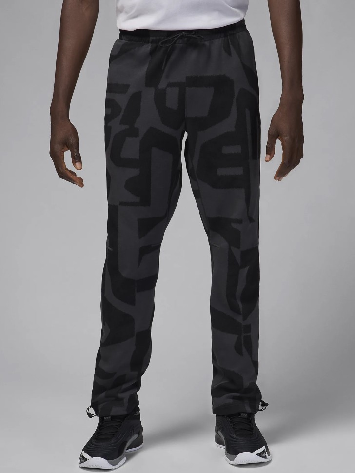 Брюки мужские Nike M J DF SPRT HOOP AOP PANT черные FV8622-010 изображение 2