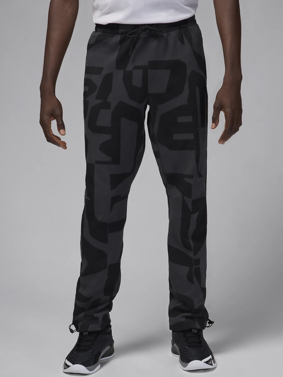 Штани чоловічі Nike M J DF SPRT HOOP AOP PANT чорні FV8622-010 — фото 2