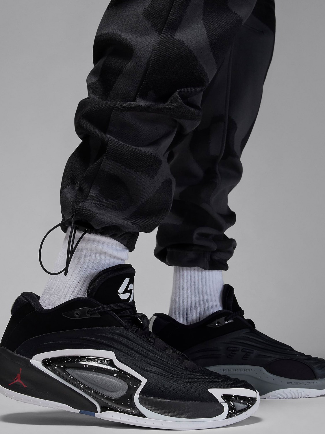 Брюки мужские Nike M J DF SPRT HOOP AOP PANT черные FV8622-010 изображение 6