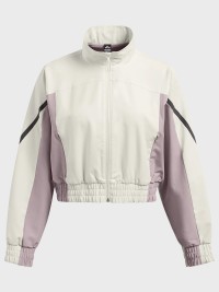 Вітрівка жіноча Under Armour Unstoppable Crop Jacket бежева 1386479-110 изображение 6