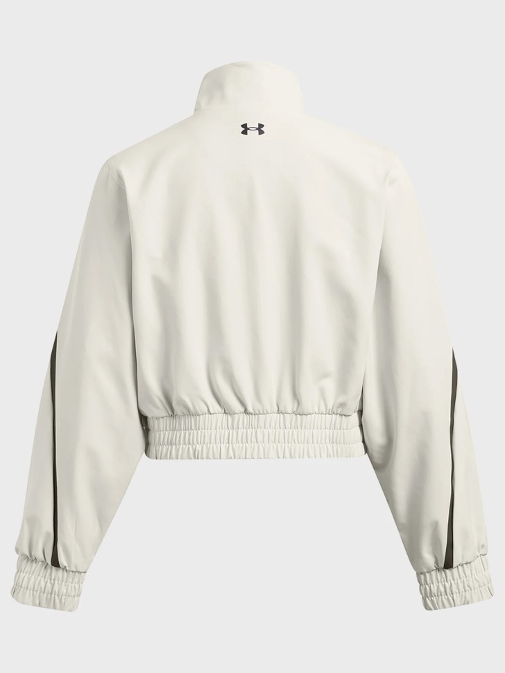 Вітрівка жіноча Under Armour Unstoppable Crop Jacket бежева 1386479-110 изображение 7