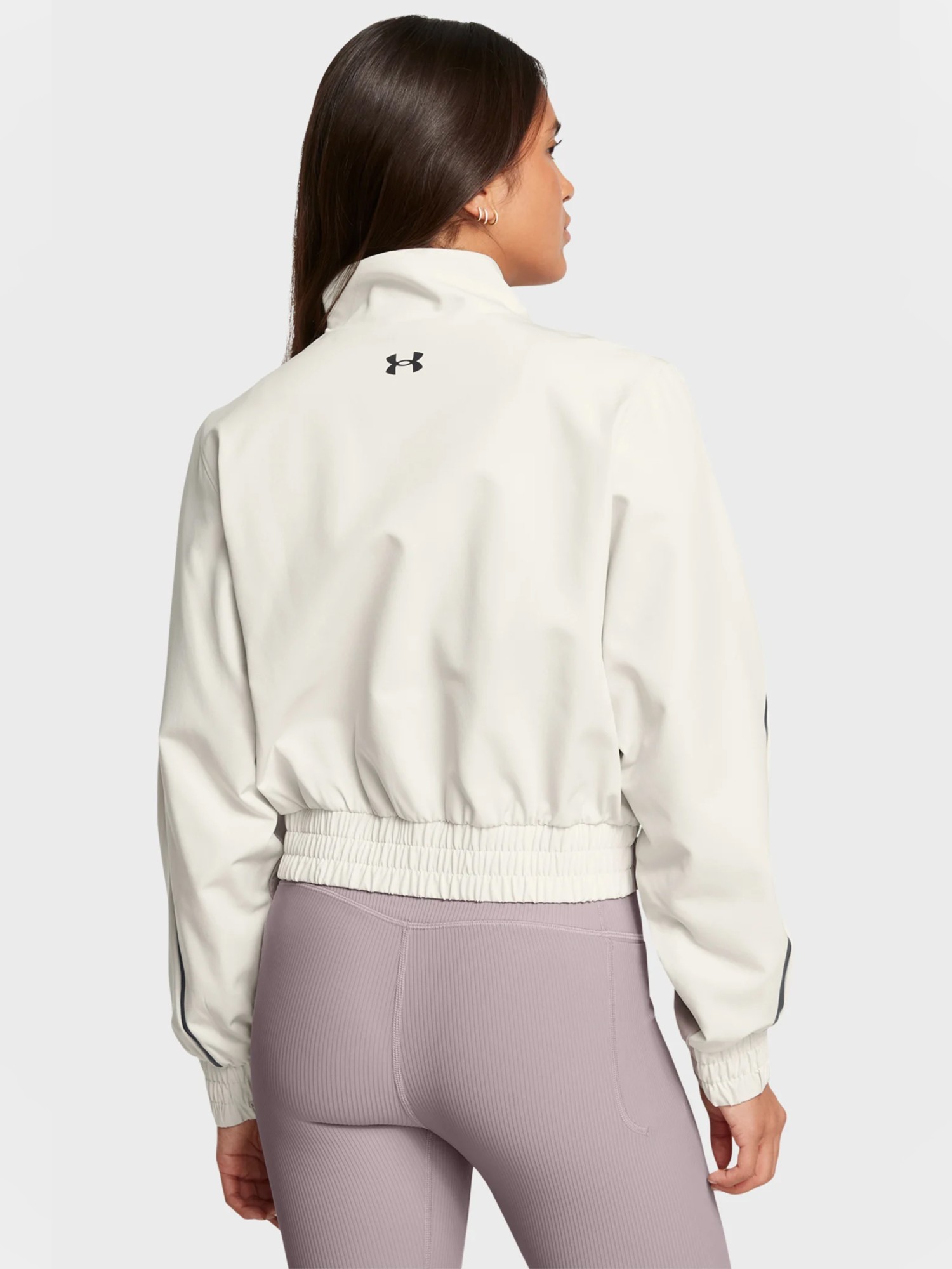 Ветровка женская Under Armour Unstoppable Crop Jacket бежевая 1386479-110 изображение 4