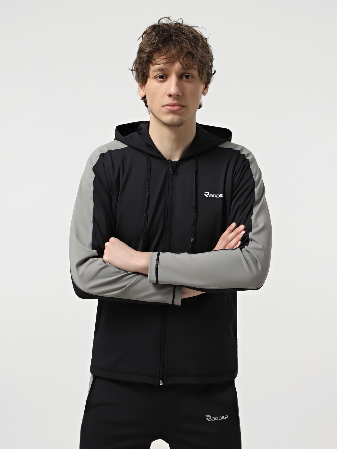 Толстовка чоловіча Radder Atticus чорна 922505-010 изображение 2