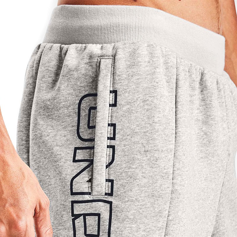 Брюки мужские Under Armour Baseline Fleece Jogger серые 1356781-011 изображение 3